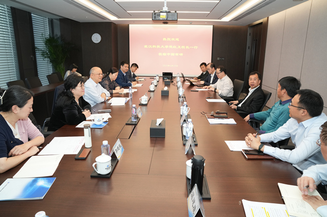 武汉科技大学校长倪红卫一行到访六合彩特码
